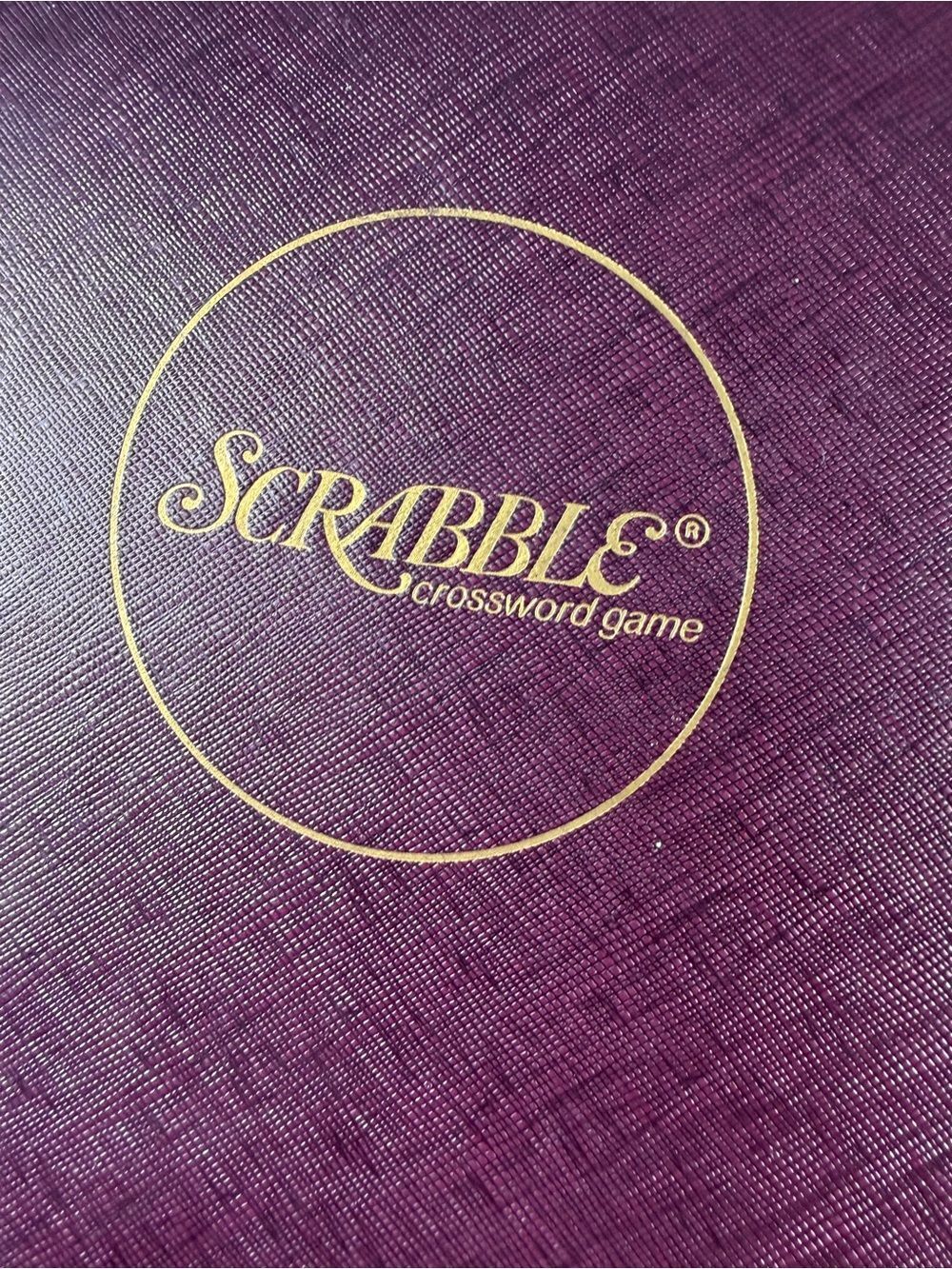 VTG 1953 Scrabble Board Game Wood Letter Tiles Dark Red OG Box & Manual In Lid - Picture 13 of 13